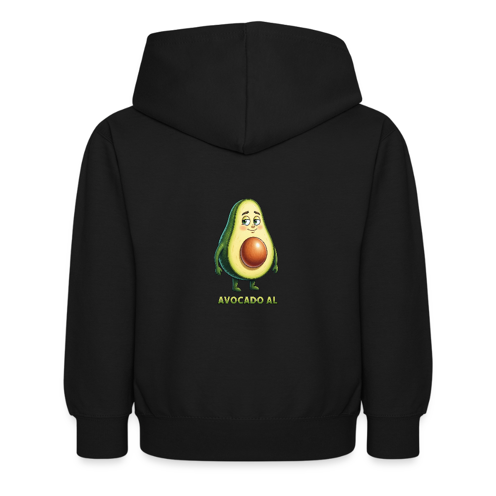 Felpa con cappuccio per bambini Avocado Al - nero