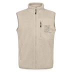 Gilet Pile Create Your Own Path - beige