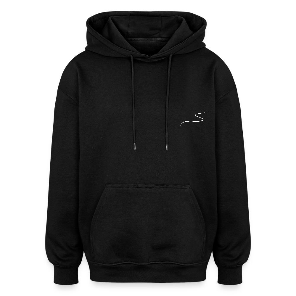 Felpa con cappuccio oversize CYOP - nero