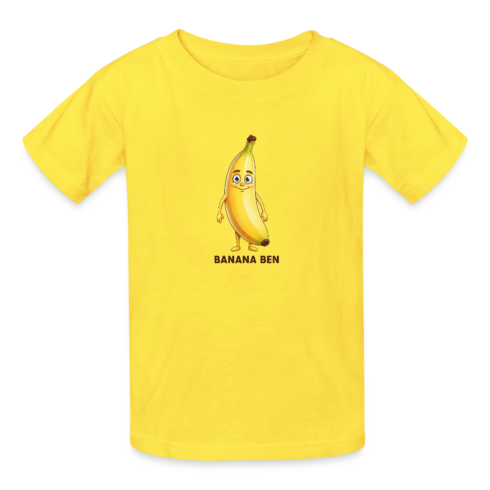 Maglietta per bambini Banana Ben - giallo