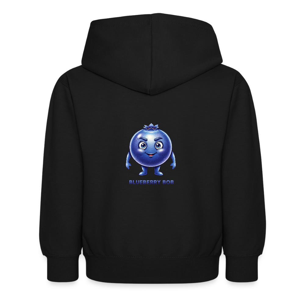 Felpa con cappuccio per bambini Blueberry Bob - nero