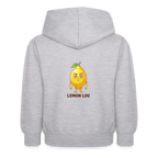 Felpa con cappuccio per bambini Lemon Lou - grigio chiaro melange
