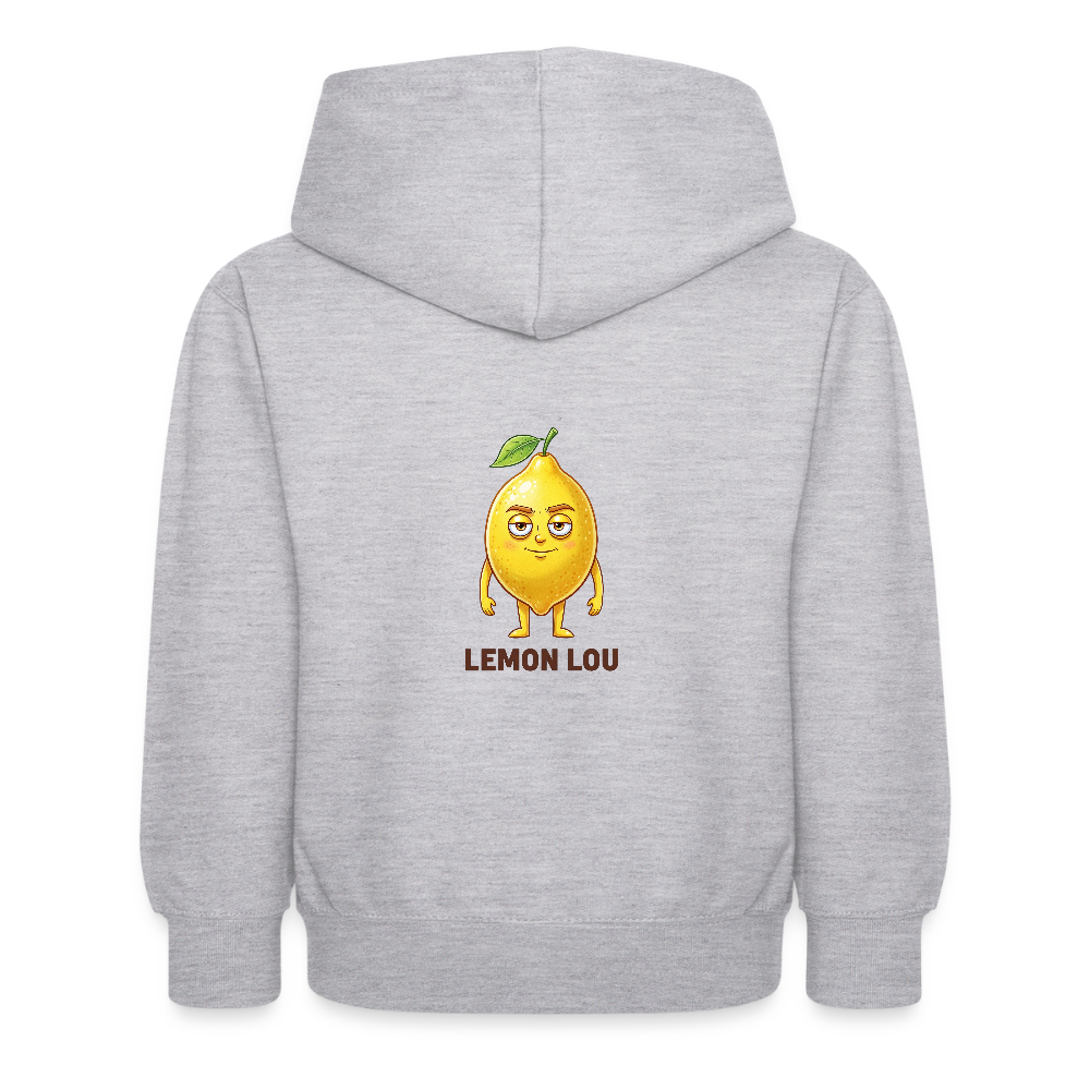 Felpa con cappuccio per bambini Lemon Lou - grigio chiaro melange
