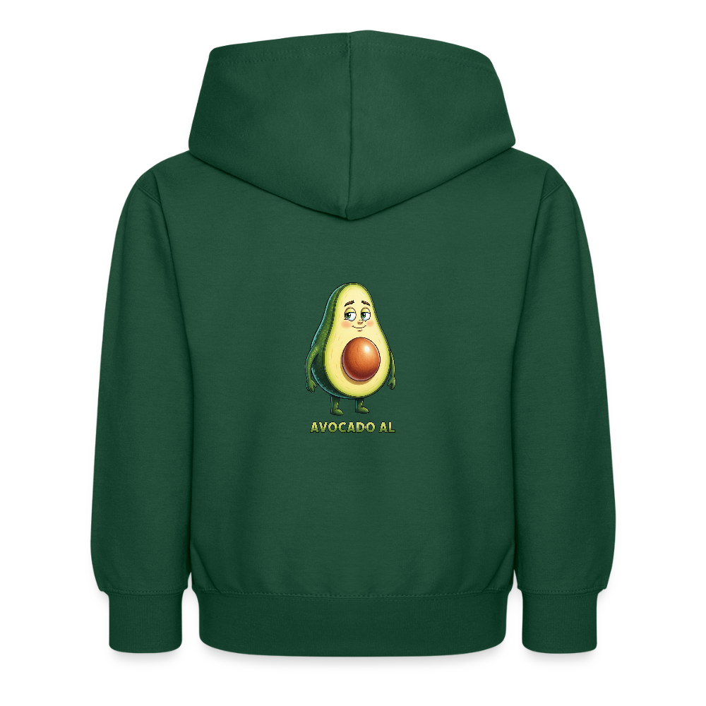 Felpa con cappuccio per bambini Avocado Al - verde bottiglia