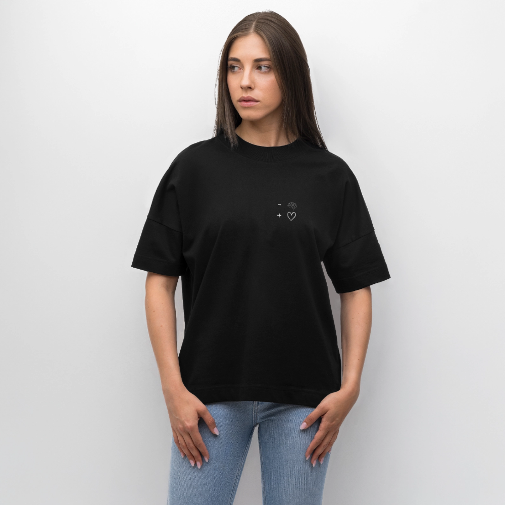 Maglietta oversize We Think Roo Much - nero