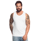 Canotta premium da uomo Kindness over Cleverness - bianco