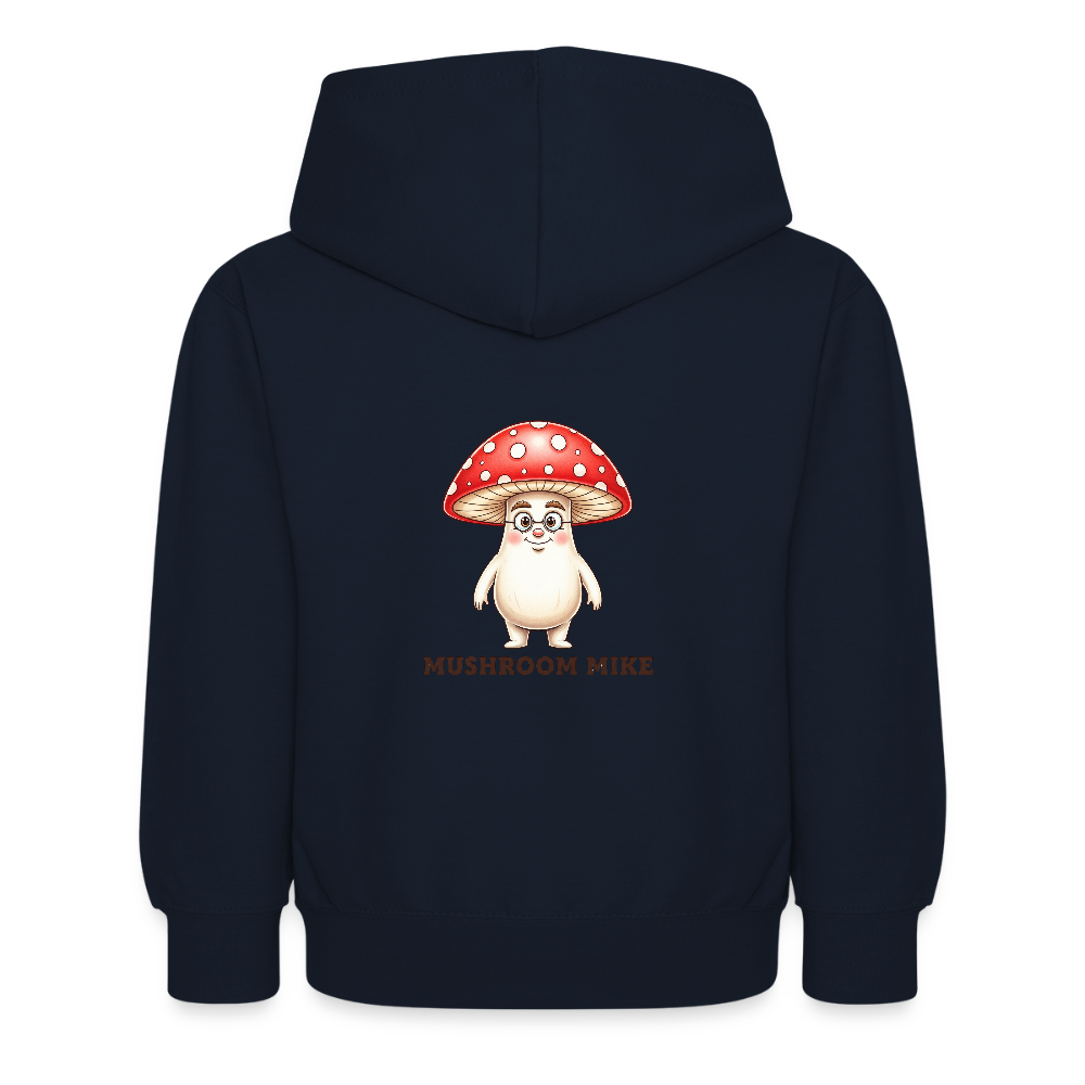 Felpa con cappuccio per bambini Mushroom Mike - blu scuro
