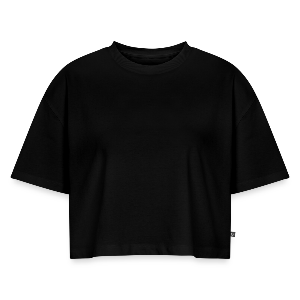 T-shirt oversized pesante da donna CYOP - nero