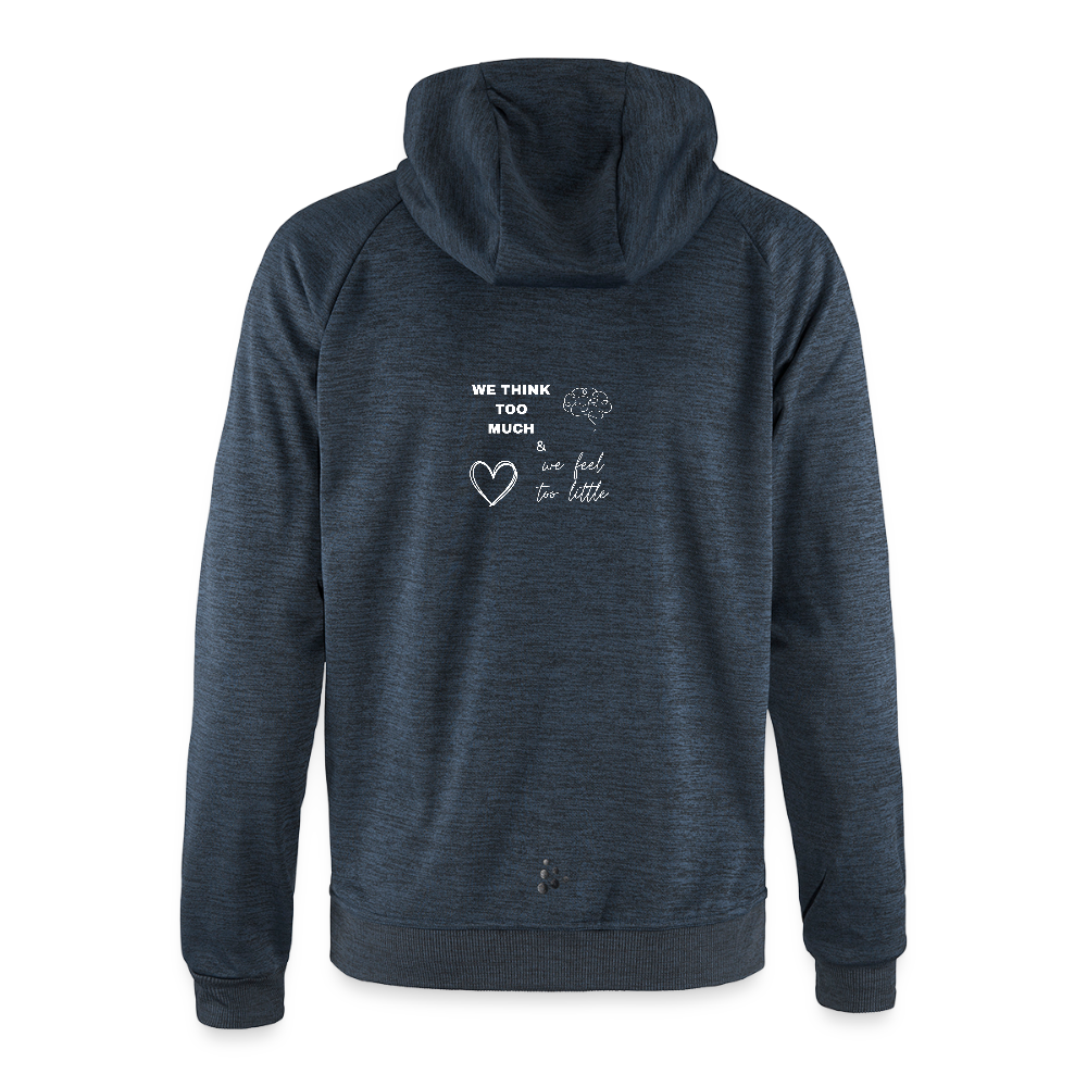 Giubbotto Craft We Think Too Much - navy melange