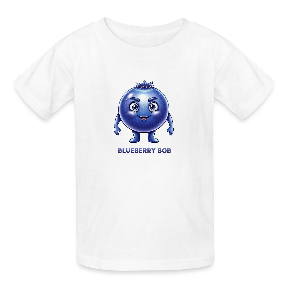 Maglietta per bambini Blueberry Bob - bianco