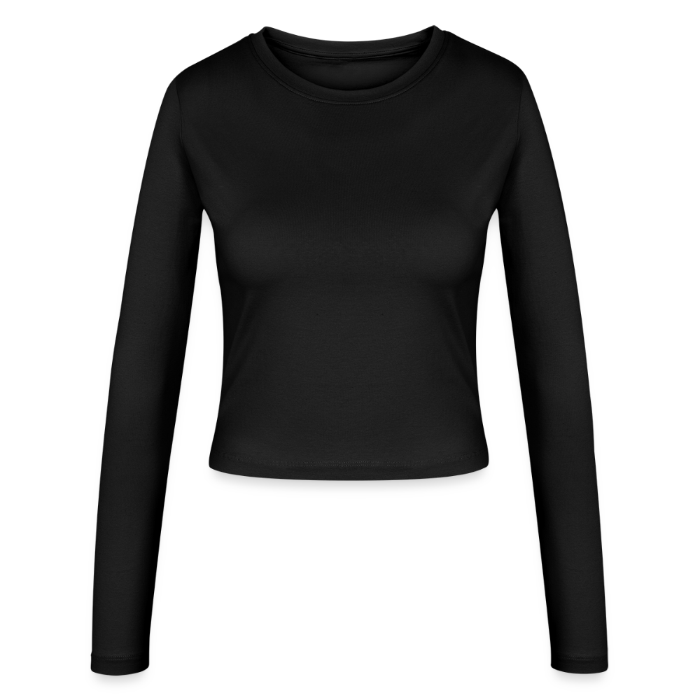 Maglietta a maniche lunghe slim fit da donna Do No Harm - nero