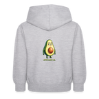 Felpa con cappuccio per bambini Avocado Al - grigio chiaro melange