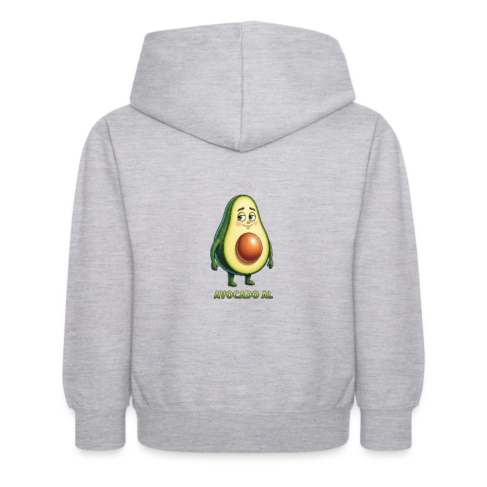 Felpa con cappuccio per bambini Avocado Al - grigio chiaro melange