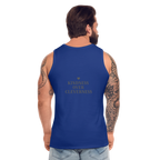 Canotta premium da uomo Kindness over Cleverness - blue royal