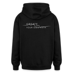 Felpa con cappuccio oversize CYOP - nero