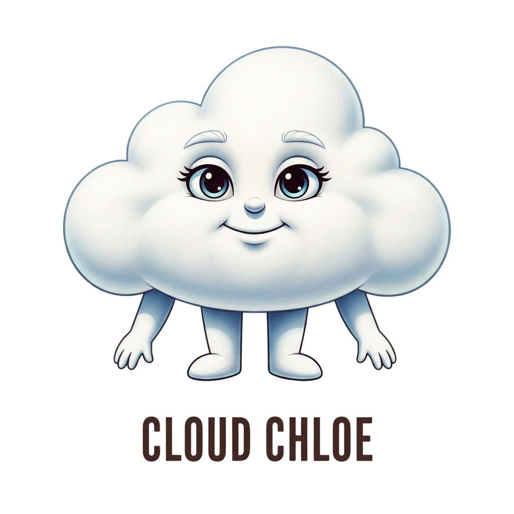 Felpa con cappuccio per bambini Cloud Chloe