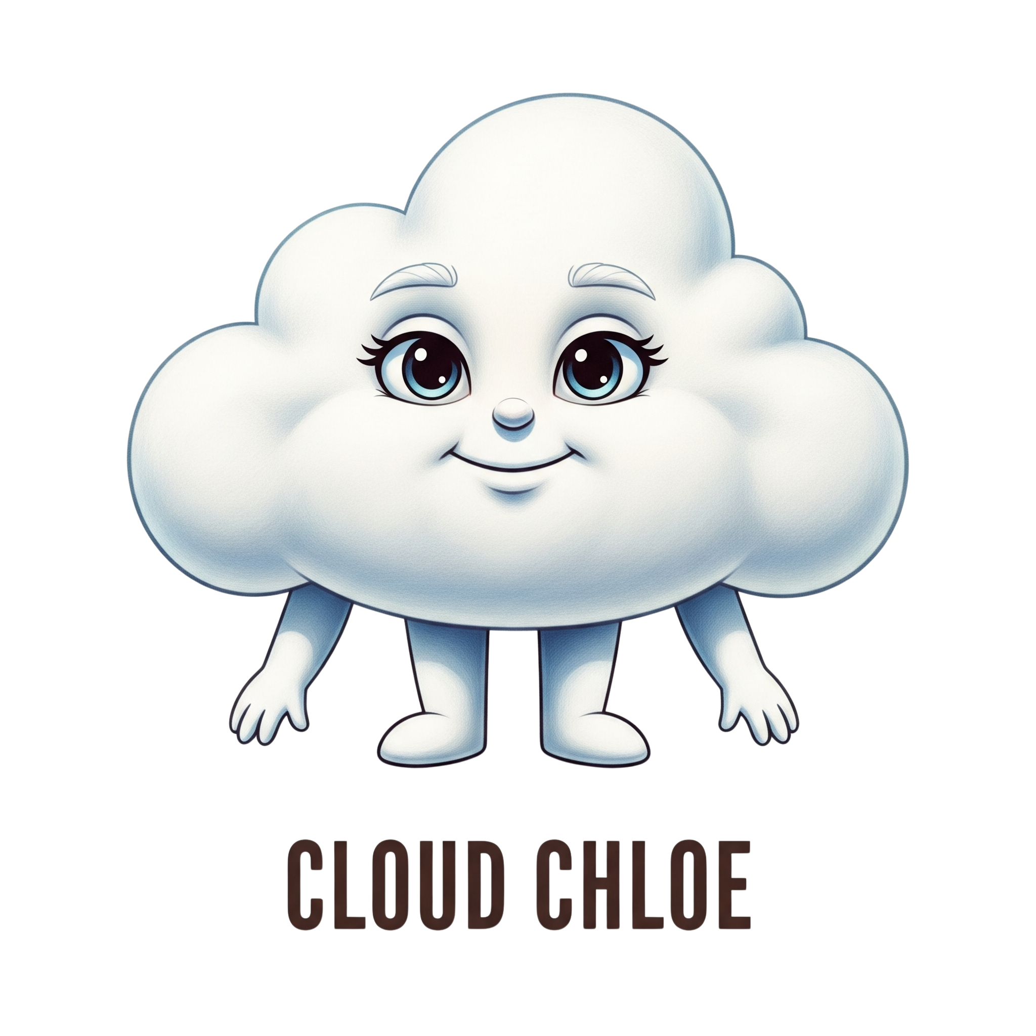Felpa con cappuccio per bambini Cloud Chloe