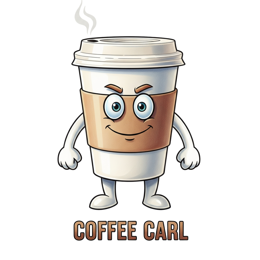 Felpa con cappuccio per bambini Coffee Carl