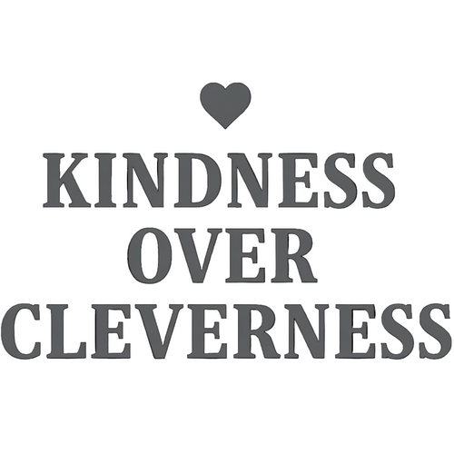 Canotta premium da uomo Kindness over Cleverness