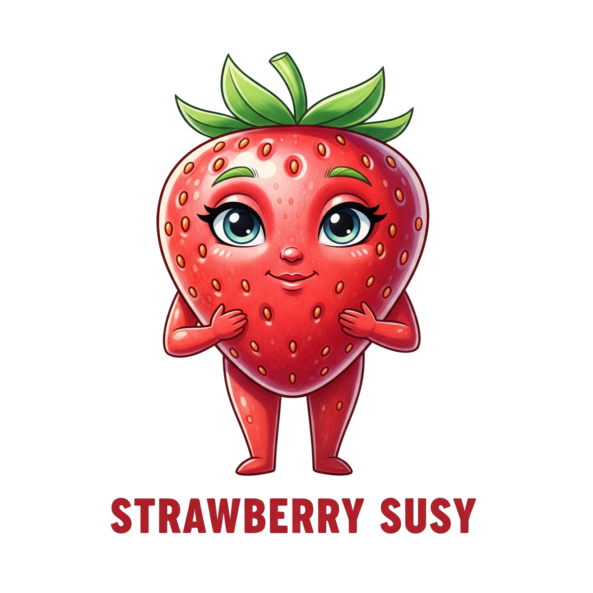 Felpa con cappuccio per bambini Strawberry Susy