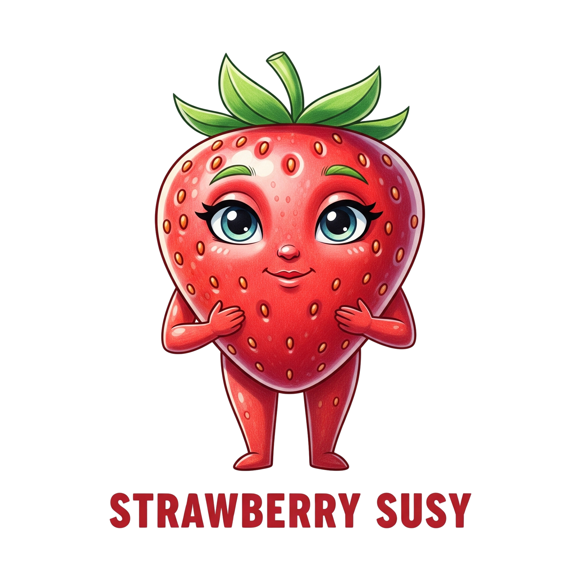 Felpa con cappuccio per bambini Strawberry Susy