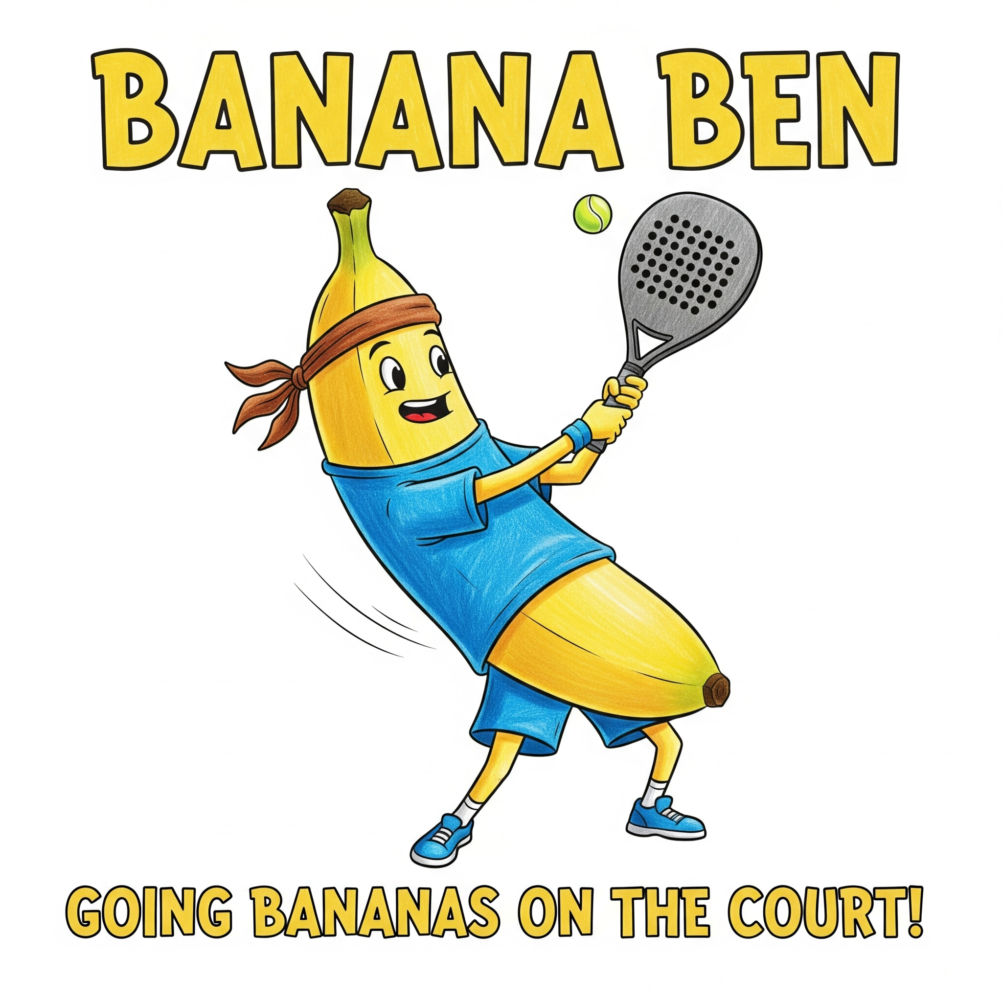 Maglietta sportiva da padel Banana Ben