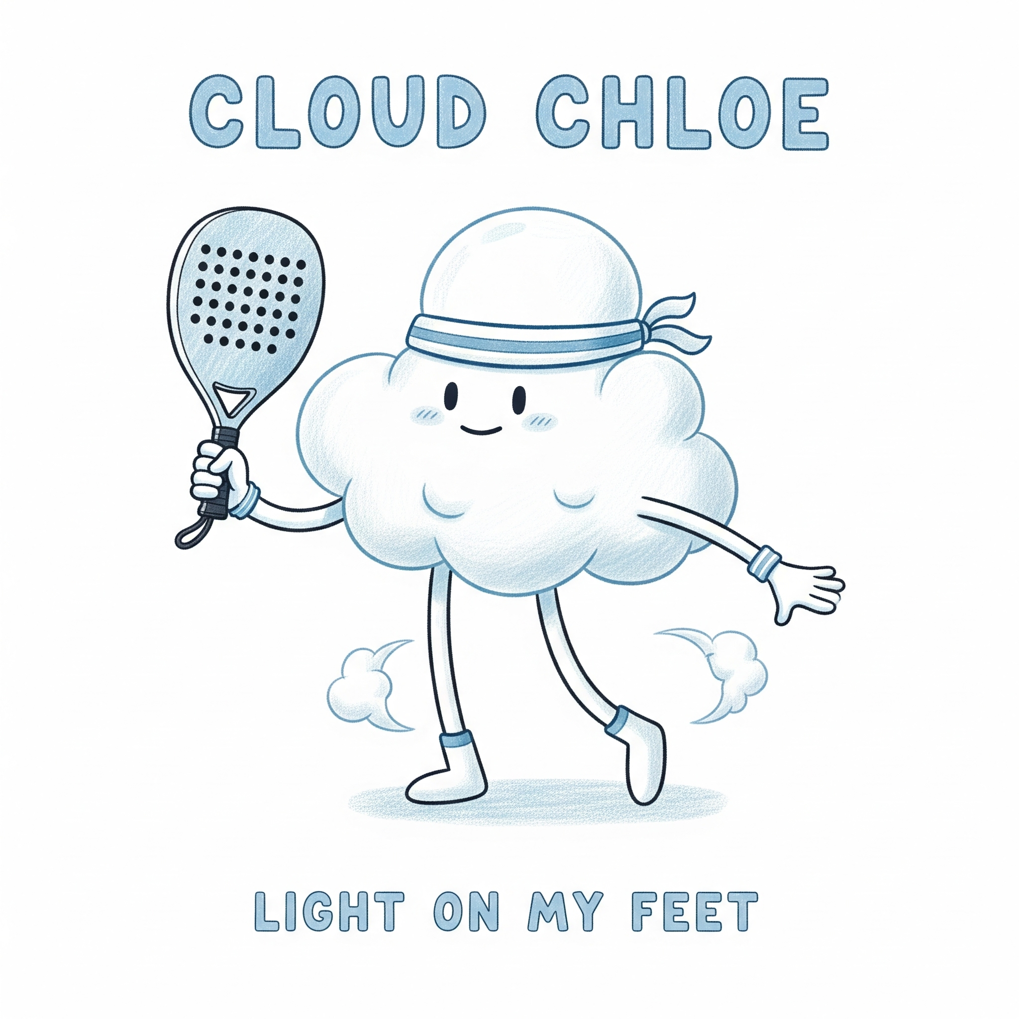 Maglietta sportiva donna da padel Cloud Chloe