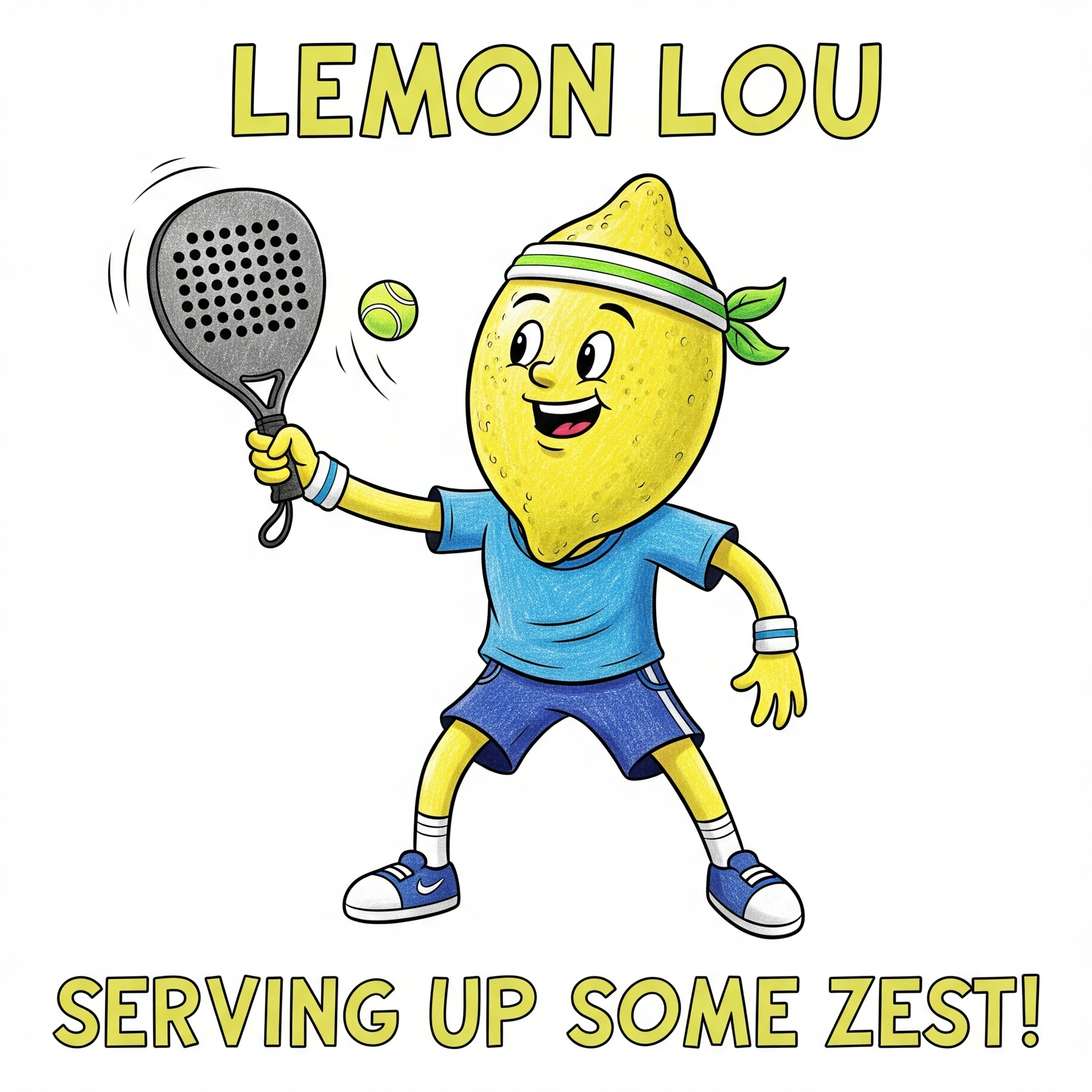 Lemon Lou padel sports t-shirt