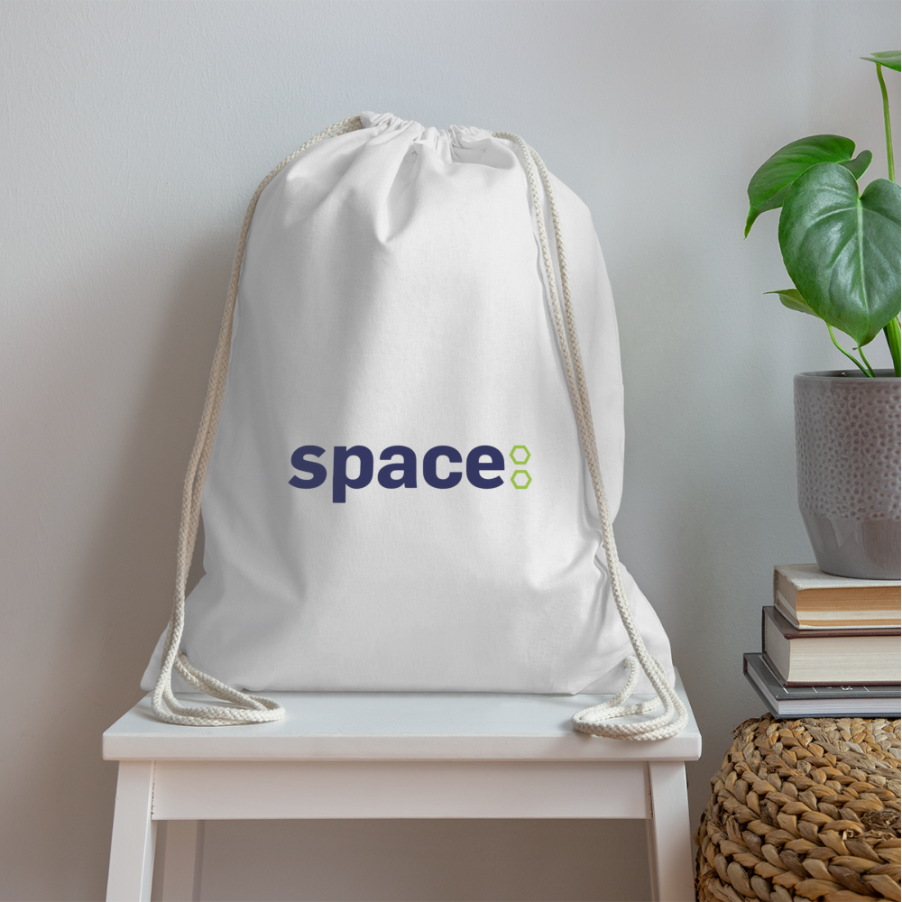 Borsa cotone Space - bianco