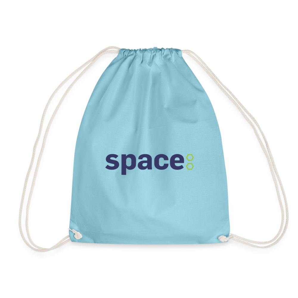 Borsa cotone Space - verde acqua