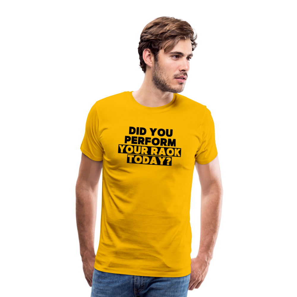 Maglietta Premium da uomo Random Act Of Kindness - giallo sole