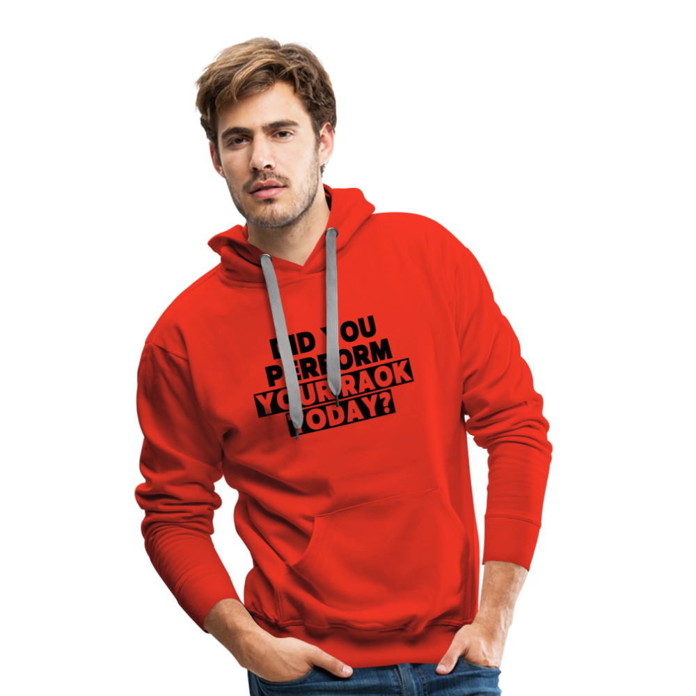 Felpa con cappuccio premium da uomo Random Act Of Kindness - rosso