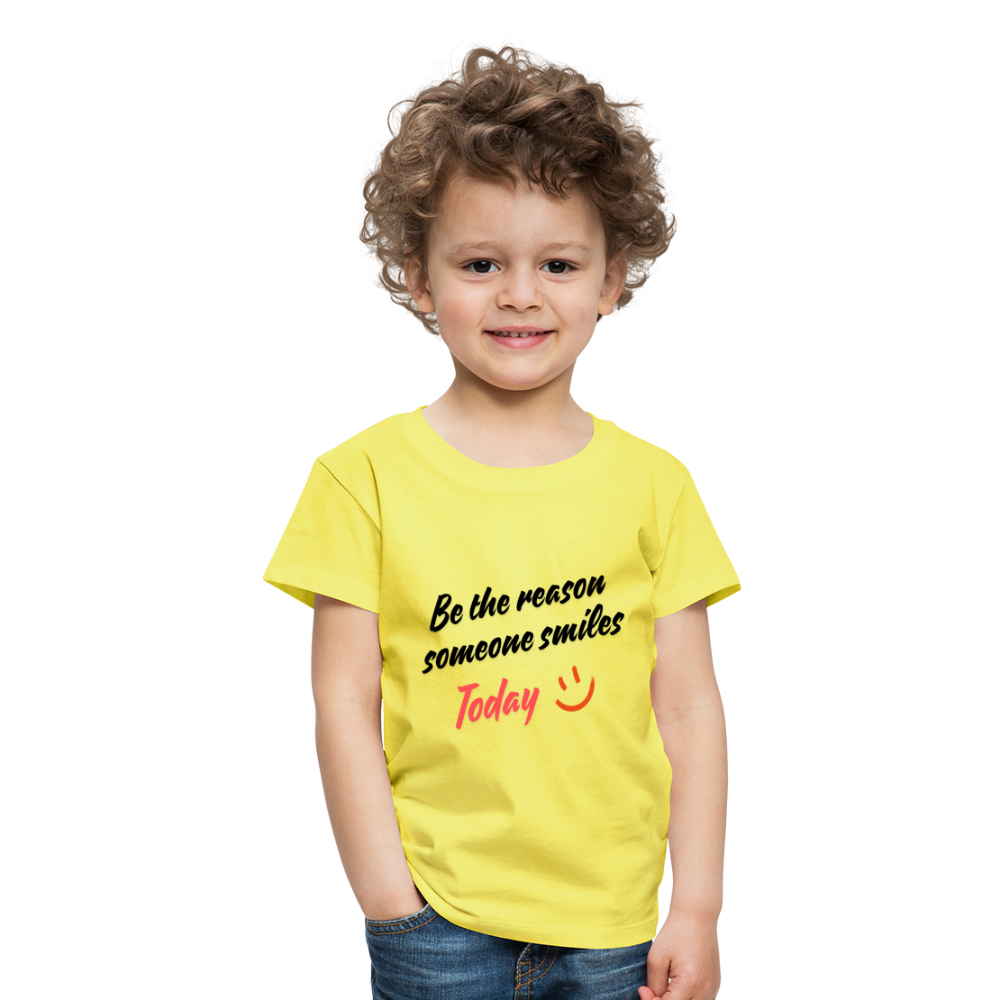 Maglietta Premium Be The Reason per bambini - giallo