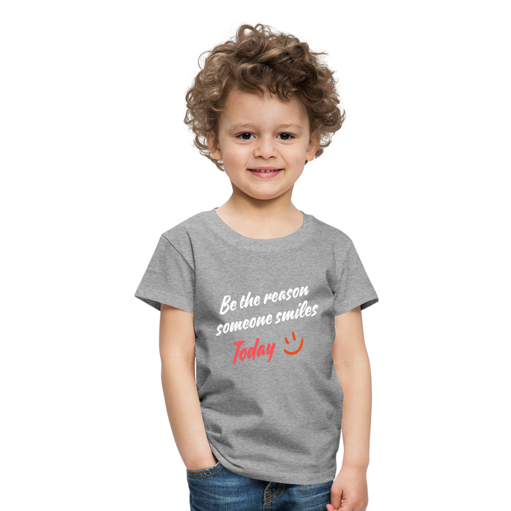 Maglietta Premium Be The Reason scura per bambini - grigio melange