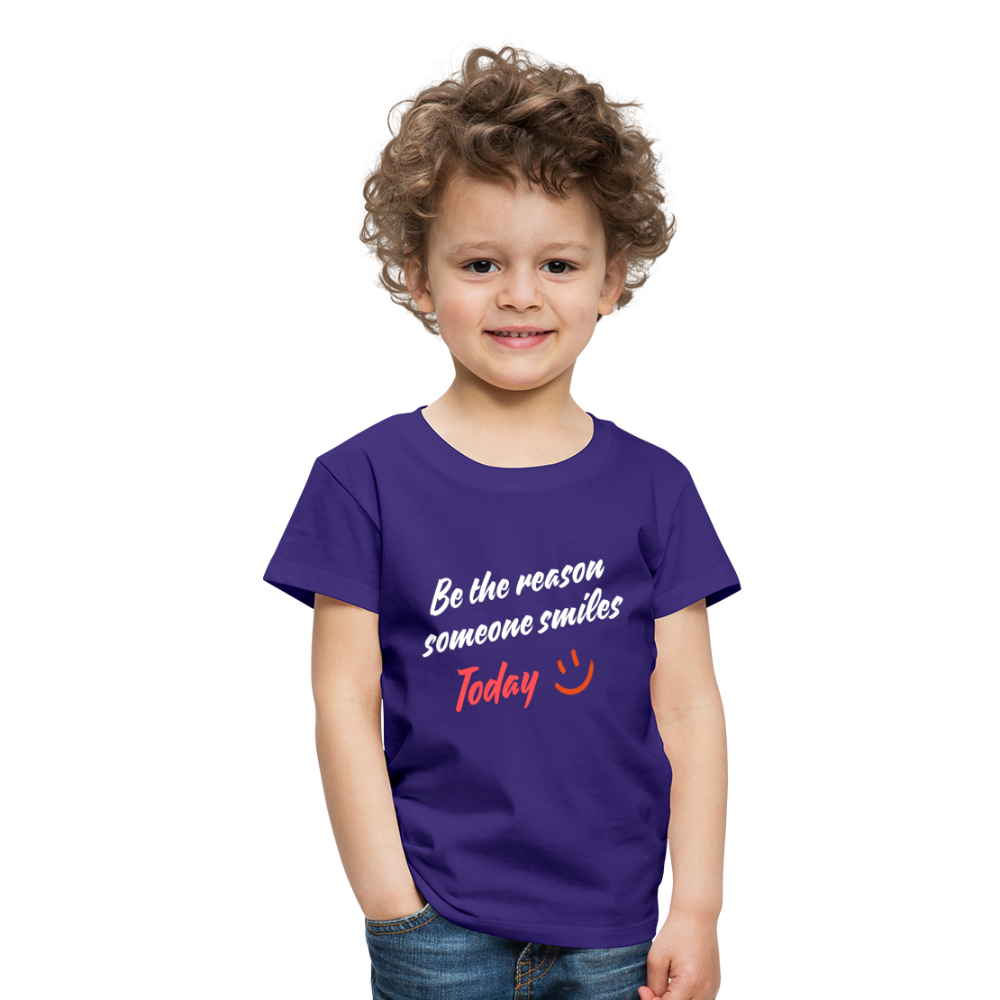 Maglietta Premium Be The Reason scura per bambini - viola