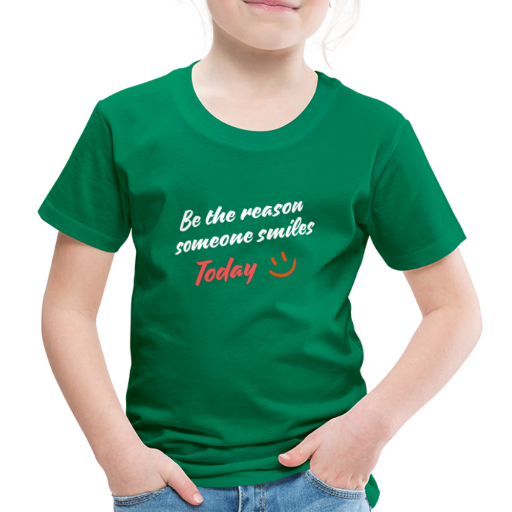 Maglietta Premium Be The Reason scura per bambini - verde kelly