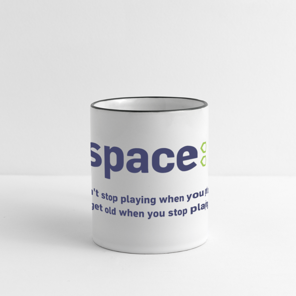 Tazza Space - bianco/nero