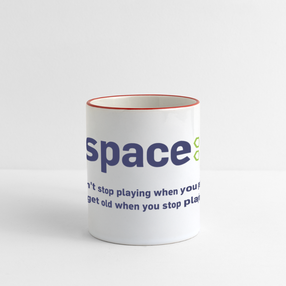 Tazza Space - bianco/rosso