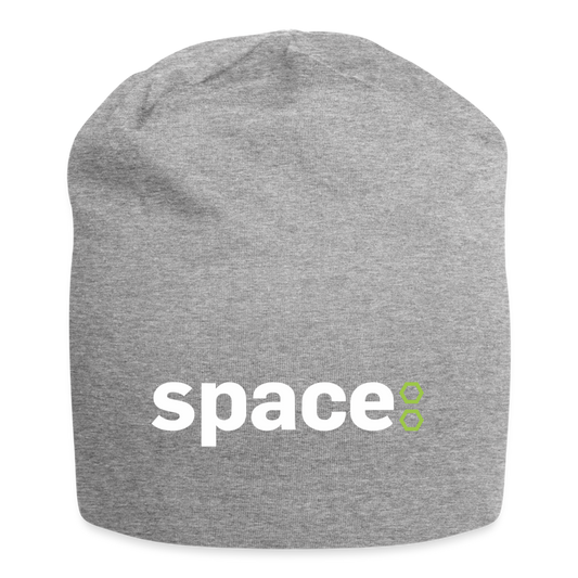 Beanie Space in jersey - grigio melange