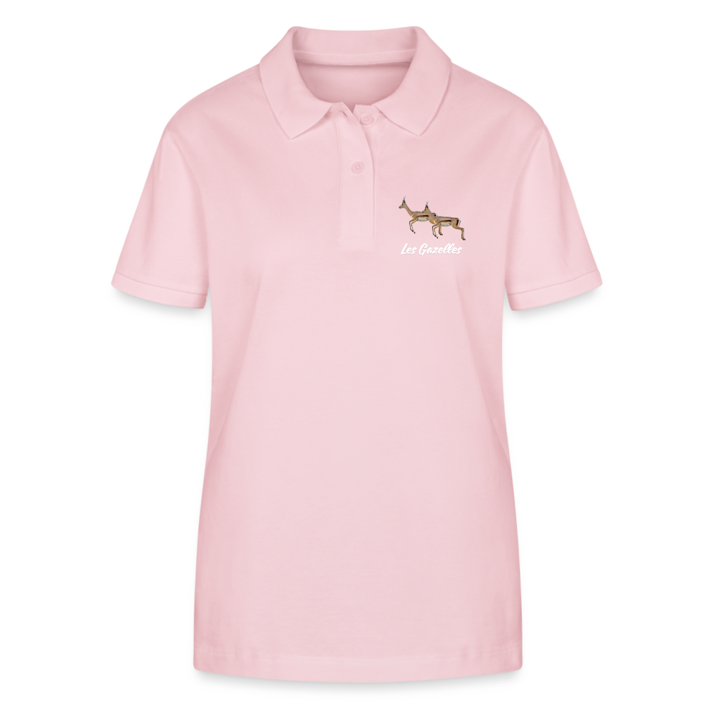 Polo ecologica da donna ELLISER Gazelles - rosa chiaro