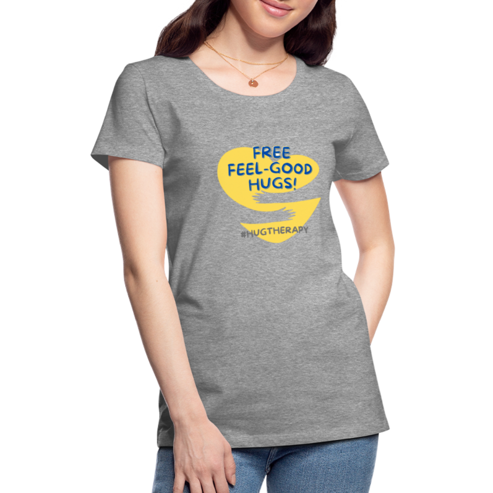 Maglietta Premium Feel Good Hugs da donna - grigio melange