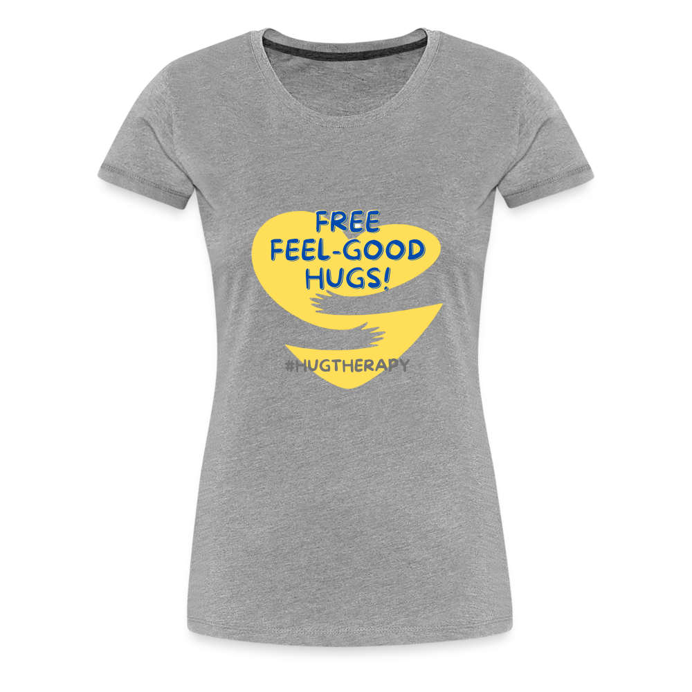 Maglietta Premium Feel Good Hugs da donna - grigio melange