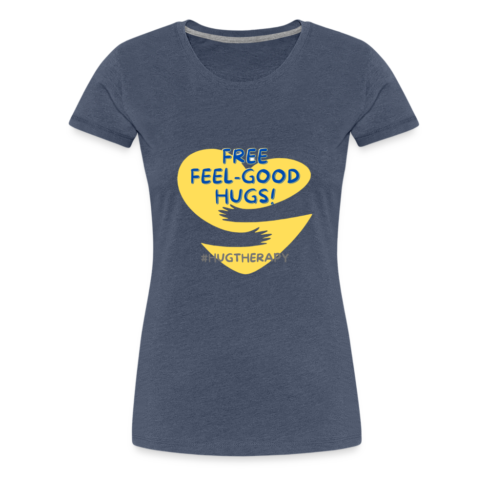 Maglietta Premium Feel Good Hugs da donna - bluastro