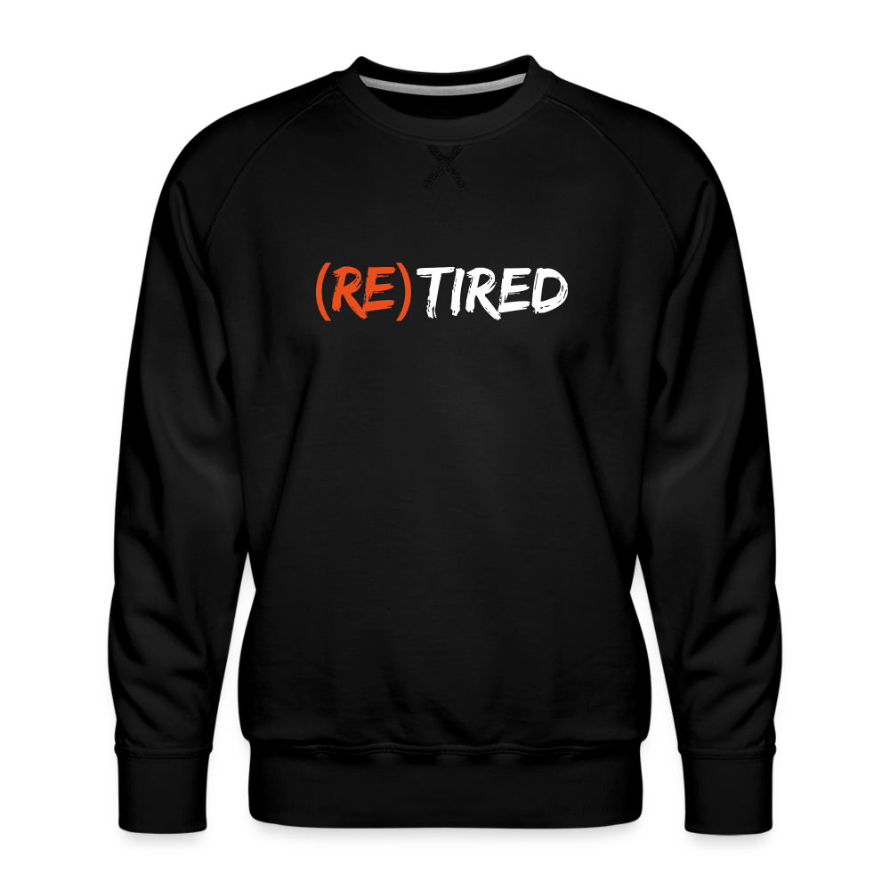 Felpa premium (RE)TIRED da uomo - nero