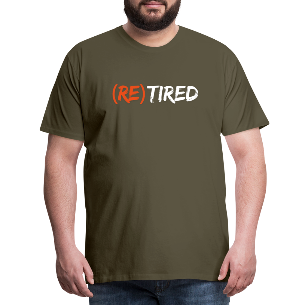 Maglietta Premium (RE)TIRED da uomo - kaki