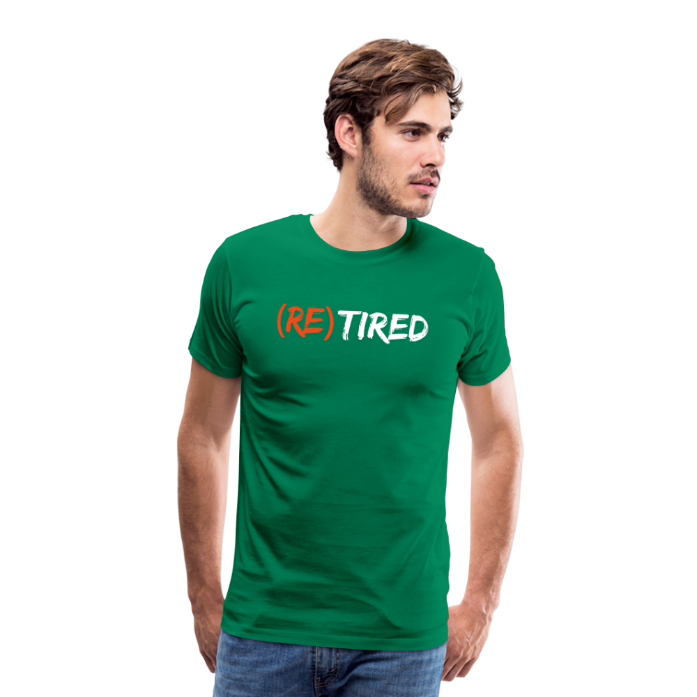 Maglietta Premium (RE)TIRED da uomo - verde kelly