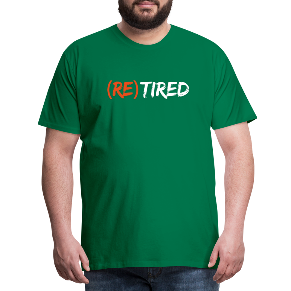 Maglietta Premium (RE)TIRED da uomo - verde kelly