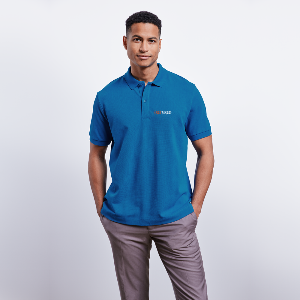 Polo ecologica unisex (RE)TIRED - blu royal