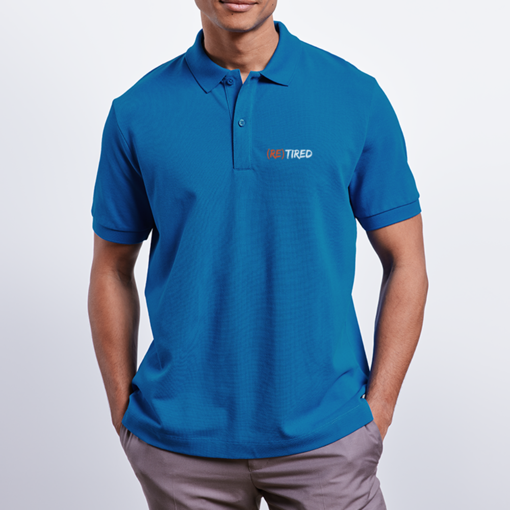 Polo ecologica unisex (RE)TIRED - blu royal