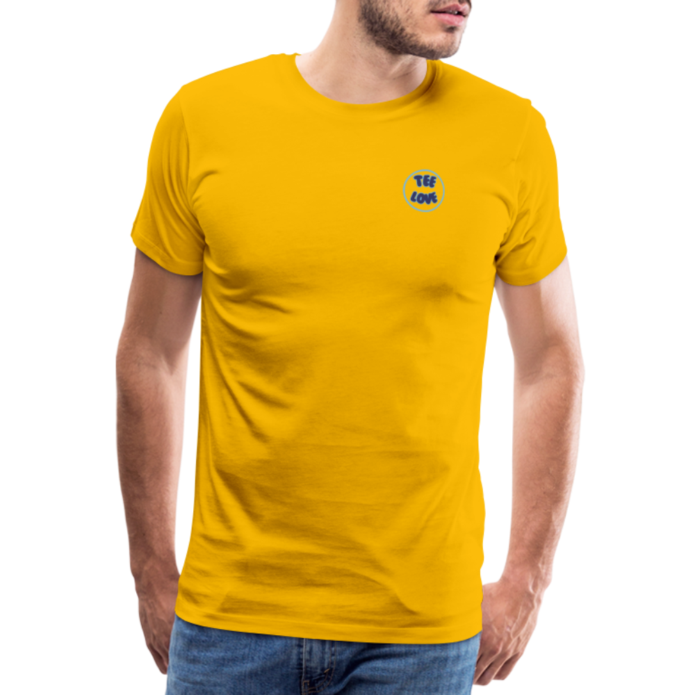 Maglietta Premium Teelove da uomo - giallo sole